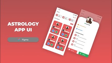 Astrology app UI Figma| Speed Art| Satisfying UI Design| Beingteach| Astrology android app.