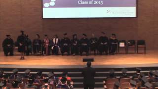 GSBS Commencement Class of 2015