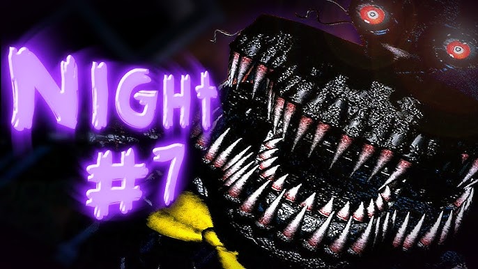 NIGHTMARE FREDBEAR!  Five Nights At Freddy's 4 (Night 6 +7 Ending