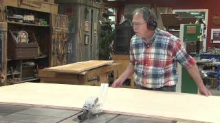 A beautiful broken arch wall cabinet is designed out of walnut wood with complimenting maple wood in this episode of American ...