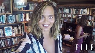 Get Inside Chrissy Teigen's Head On The Set Of Her ELLE Australia Cover Shoot