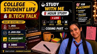 💻 My 8th YouTube Live | Coding Practice Session 👨‍💻 | Java + JavaScript + DSA | Day 2