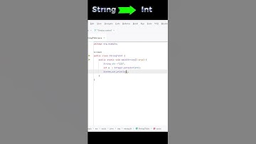 convert string to int in java#shorts #java #youtubeshorts #shortsfeed #shortvideo #coding #ytshorts