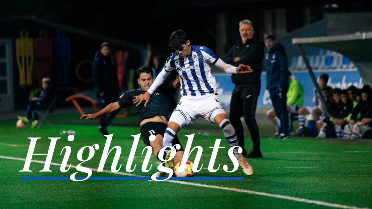 HIGHLIGHTS | 3ª RFEF 25-26 | J17 | Real Sociedad C 0-2 Añorga KKE | Zubieta