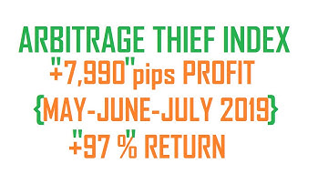 MAY-JUNE -JULY 2019 |PERFORMANCE +7,990 PIPS | ARBITRAGE THIEF INDEX MT4 STRATEGY |