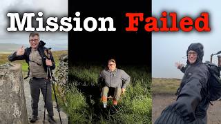 I Failed the Three Peaks Challenge (The end of my active life?)