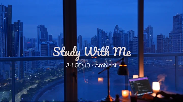 [Ambient Ver.] 3-Hour Study with Me / Embrace the Sunrise 🌅/ Pomodoro 50-10 / Day 153