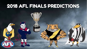 My 2018 AFL Finals Predictions