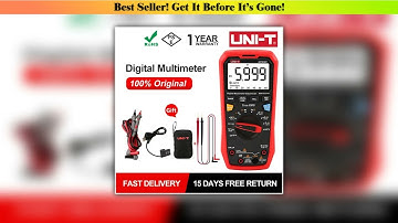 Hot Picks UNI-T UT61B+ Unit Multimeter Digital 6000 Counts LCD Display DC AC 1000V True RMS Auto Ra