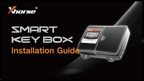 How to Install Xhorse XDSKE0EN Smart Key Box  obdii365