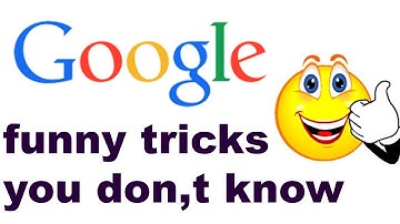 Google Tricks You Need to try