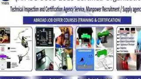 ASNT LEVEL I & LEVEL II  (TRAINING & CONSULTANCY)   WITH PLACEMENTS