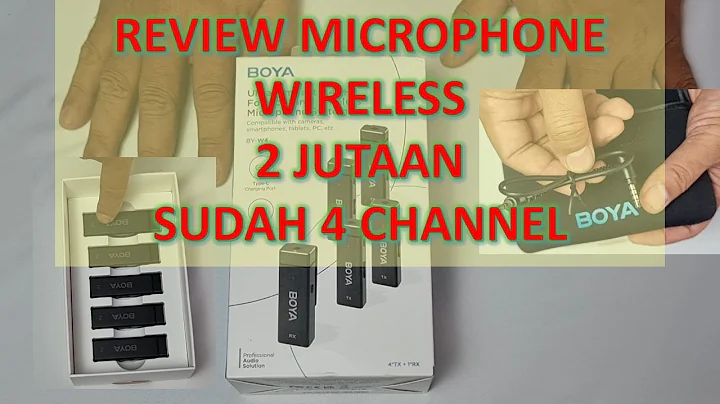 "Review Microphone Wireless Boya 4 Channel BY-W4 - Kualitas Profesional Harga 2 Jutaan Layak Beli?!"