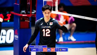 Ran Takahashi Dominated Against France in Volleyball Nations League 2023 !!!