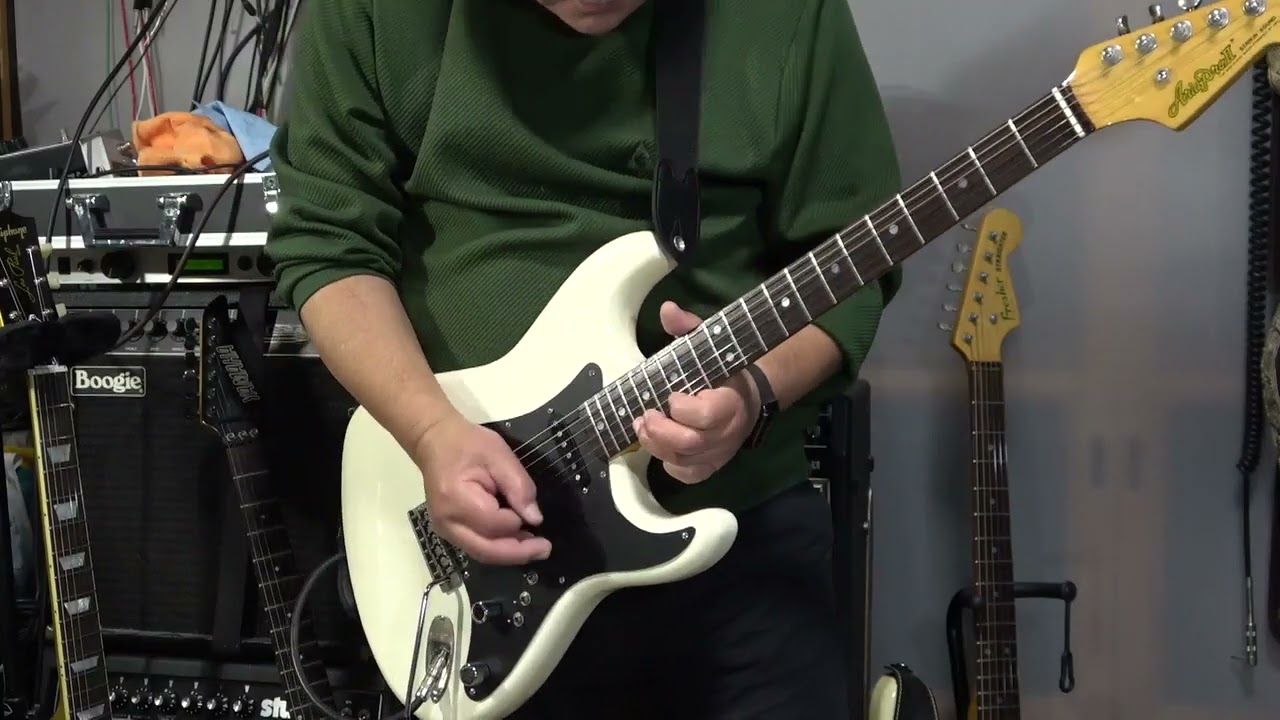 【kissy's Guitar Collections】ニコイチ 1981年 Greco Super Sound SE 600J ボディ＋ AriaProII ST 700Jネック　即興ギター 001