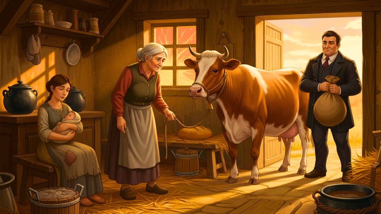 La Campesina “Pobre” Vendió su Única Vaca para Salvar a su Hijo… y el Destino le Devolvió el Doble