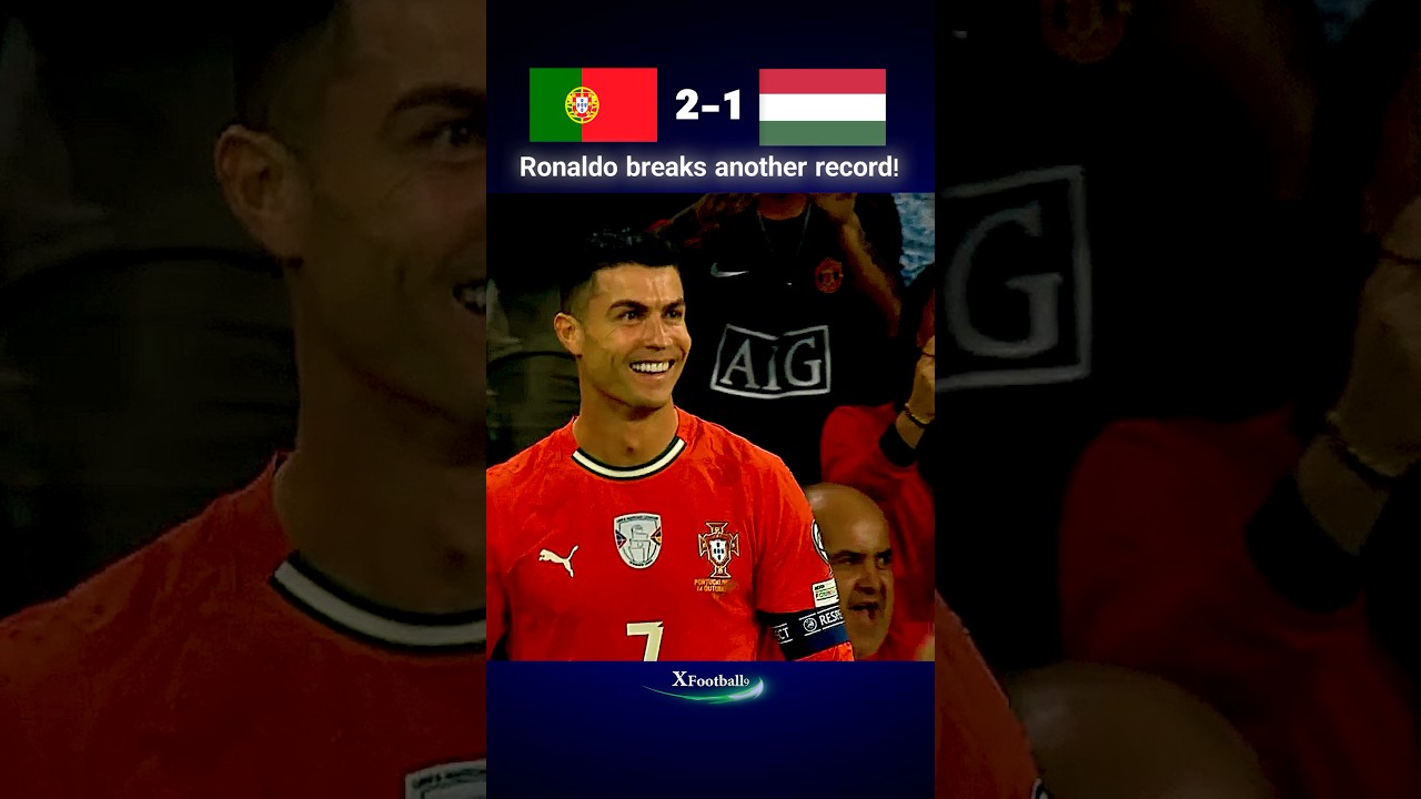 Ronaldo breaks another record!🔥