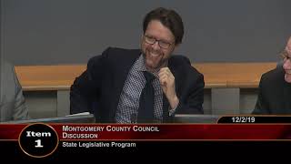 December 2, 2019 - Council Session - State Legislative Program