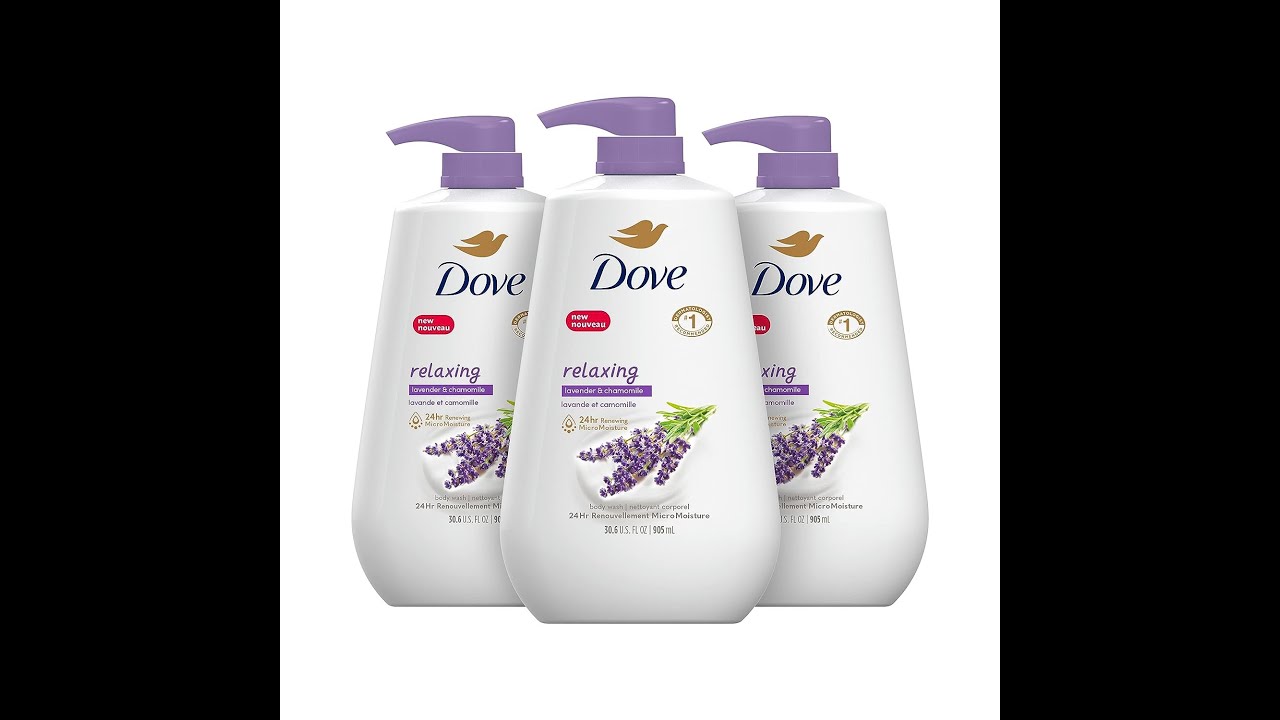 Dove Body Wash with Pump Relaxing Lavender Oil & Chamomile