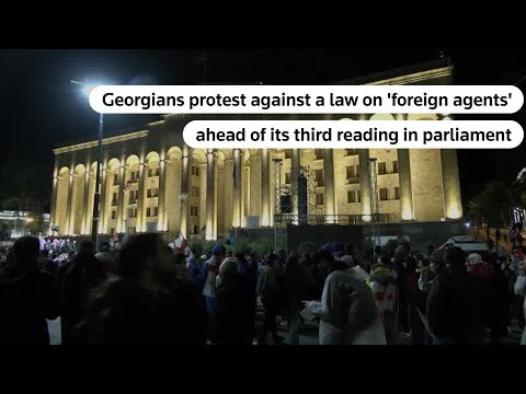 Thousands in Georgia protest 'foreign agent' bill | REUTERS