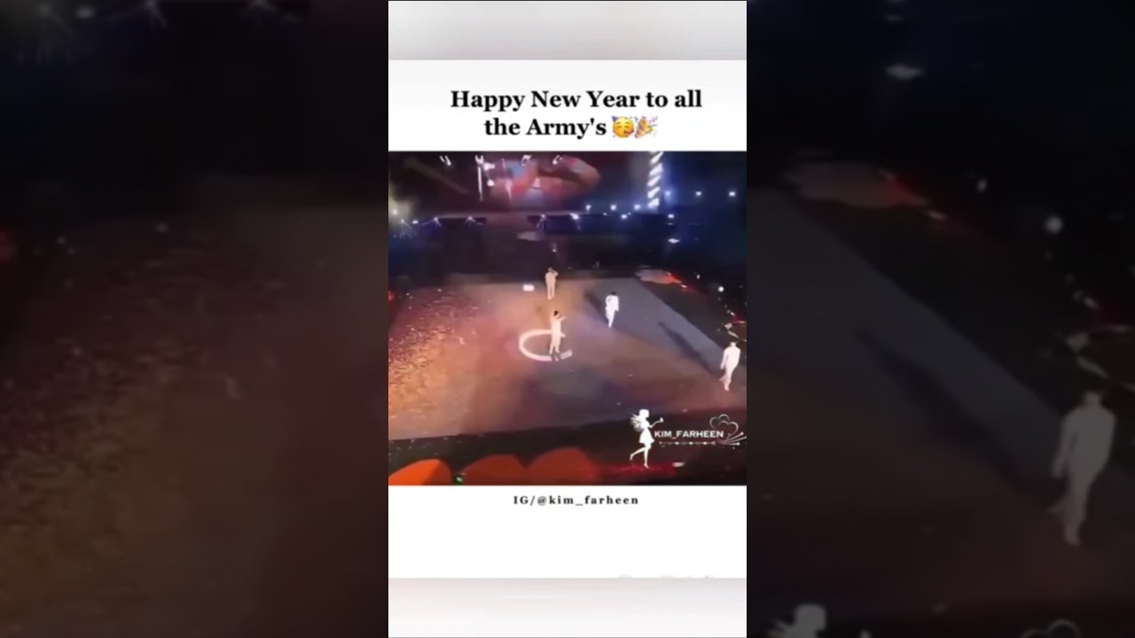 BTS new year party video 