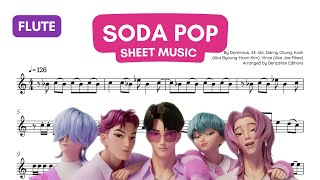 💜 FLUTE ⁞ Soda Pop • Saja Boys from K-Pop Demon Hunters | video sheet music