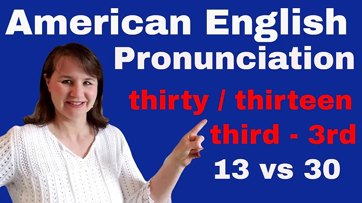 How to Pronounce “Thirty” in American English