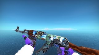 cs go ak 47 vulcan factory new full navi katowice stickers