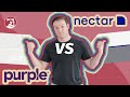 Purple vs Nectar Mattress Comparison - Which Is Right For You?