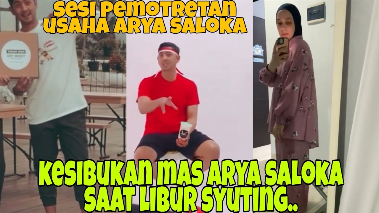 hari libur mas arya saloka juga tetep pr0dukt1f guyss..sesi pemotretan untuk usaha nya baba..