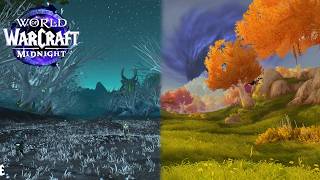 Then And Now Eversong Woods & Ghostlands Wow Midnight 2007 Vs 2026