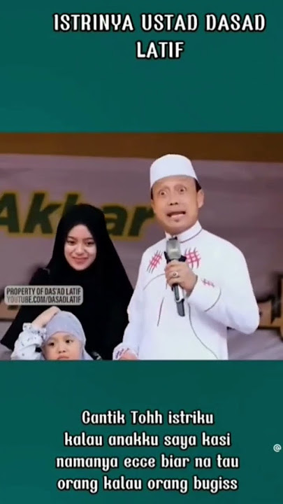 ustadz das'ad latif bersama istri #shorts