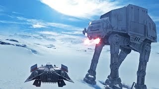 Star Wars Battlefront Cinematic Movie - Battle of Hoth @VidGames