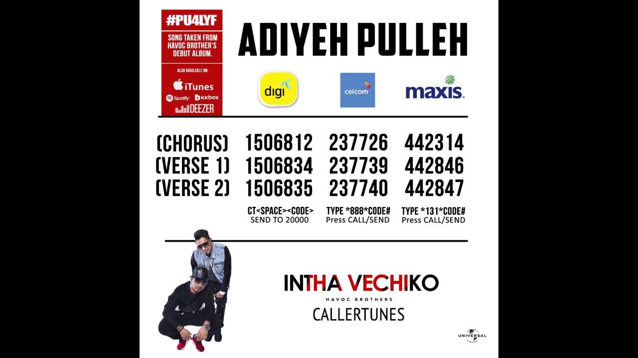 Digi Caller Tunes Digi Caller Ringtone Tamil Songs Code Number : Mugen Rao Pogiren Remix
