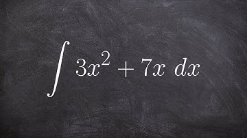 How to find the antiderivative of a quadratic polynomial