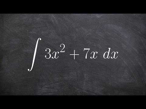 Wie die antiderivative eines quadratischen Polynom finden
