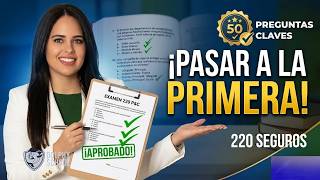 ¿Pasarás el Examen 220 Las 50 Preguntas que Debes Dominar