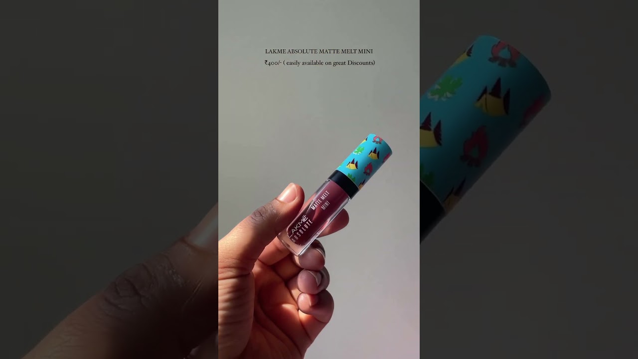 LAKME absolute matte melt mini lipstick review 