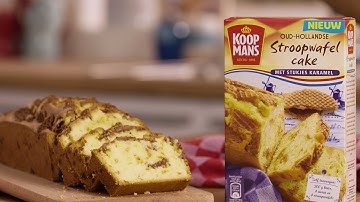 Baking a syrup waffle cake with Koopmans