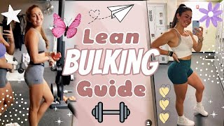 SUPER DETAILED GUIDE TO LEAN BULKING | Nutrition, Training, & Rest screenshot 5