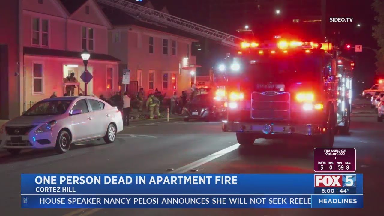 One Dead In Apartment Fire - YouTube