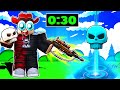 Speedrunning SKULL DROP In ROBLOX Bedwars...