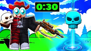 Speedrunning SKULL DROP In ROBLOX Bedwars...