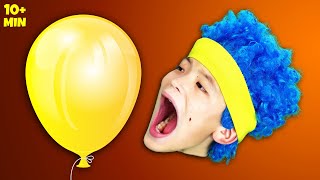 Yummy Fruits and Inedible Balloon Song + More - Nursery Rhymes and Kids Songs