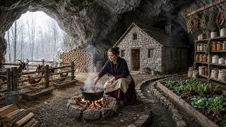 They Threw Her Out Before Winter—She Built Inside a Cave the Blizzard Never Could Freeze...
