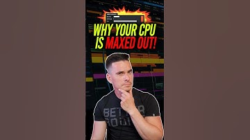 Why your CPU is MAXED OUT! ⚠️💻🚨 #producer #musicproduction #mixing