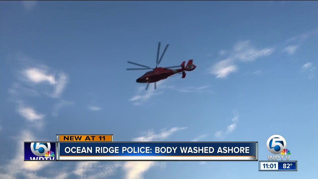Body washes ashore in Ocean Ridge
