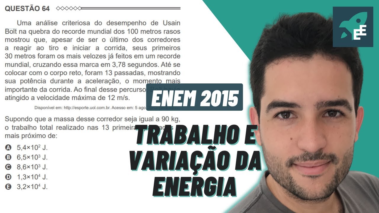 Uma análise criteriosa do desempenho de Usain Bolt - FÍSICA EXATAS ENEM ...