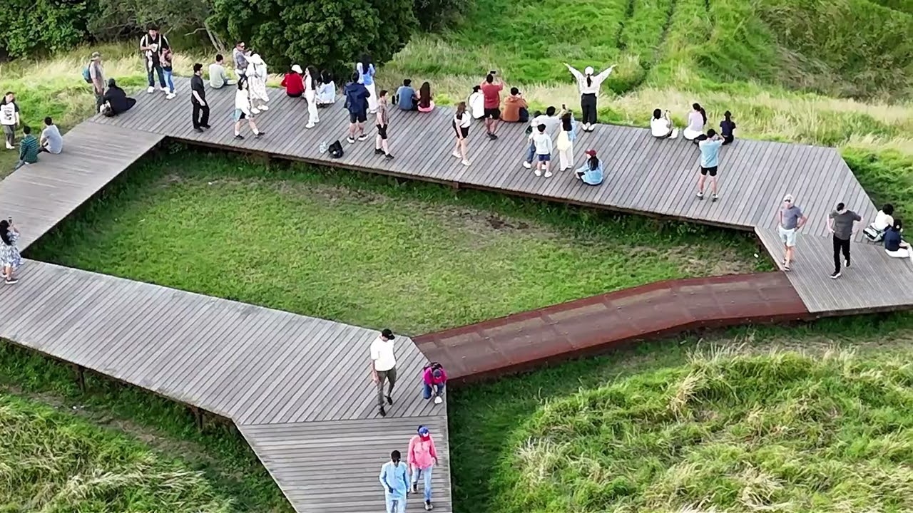 New Year on Mount Eden Auckland New Zraland