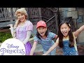 Asking Rapunzel Questions at Disneyland! | Disney Princess